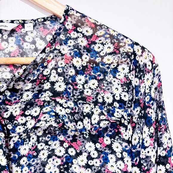 REITMANS Black floral sheer blouse - Picture 3 of 10